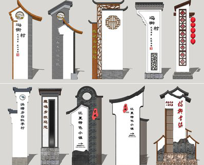 福安美丽乡村标识标牌有哪些分类？